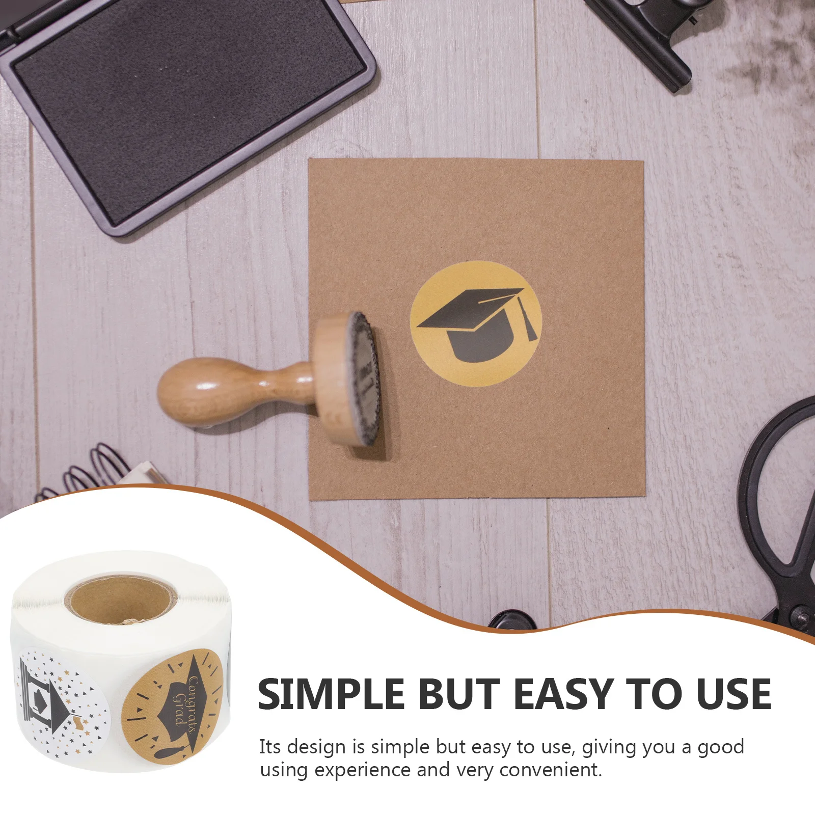 

Graduation Season Stickers Seal Present Tags Bag Sealing Festival DIY Label Decorations
