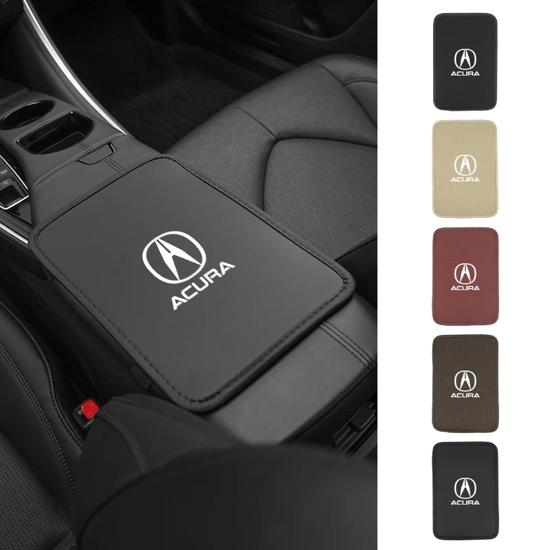 Cubierta para reposabrazos de coche, almohadilla protectora Central transpirable de seda de hielo para Acura Mdx 2008 Rdx 2007 Rsx TL ZDX Tsx 2004 Ydl Integra