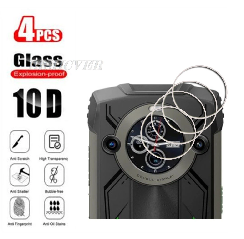4Pcs Camera Lens Glass For Blackview BV8200 BlackviewBV8200 6.5" Screen Protector Cover Film Camera Lens Protective Film