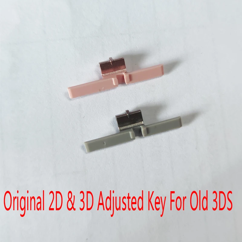 Оригинальная регулируемая кнопка 2D в 3D для консоли Nintend Old 3DS, клавиша-конверта, серый, розовый