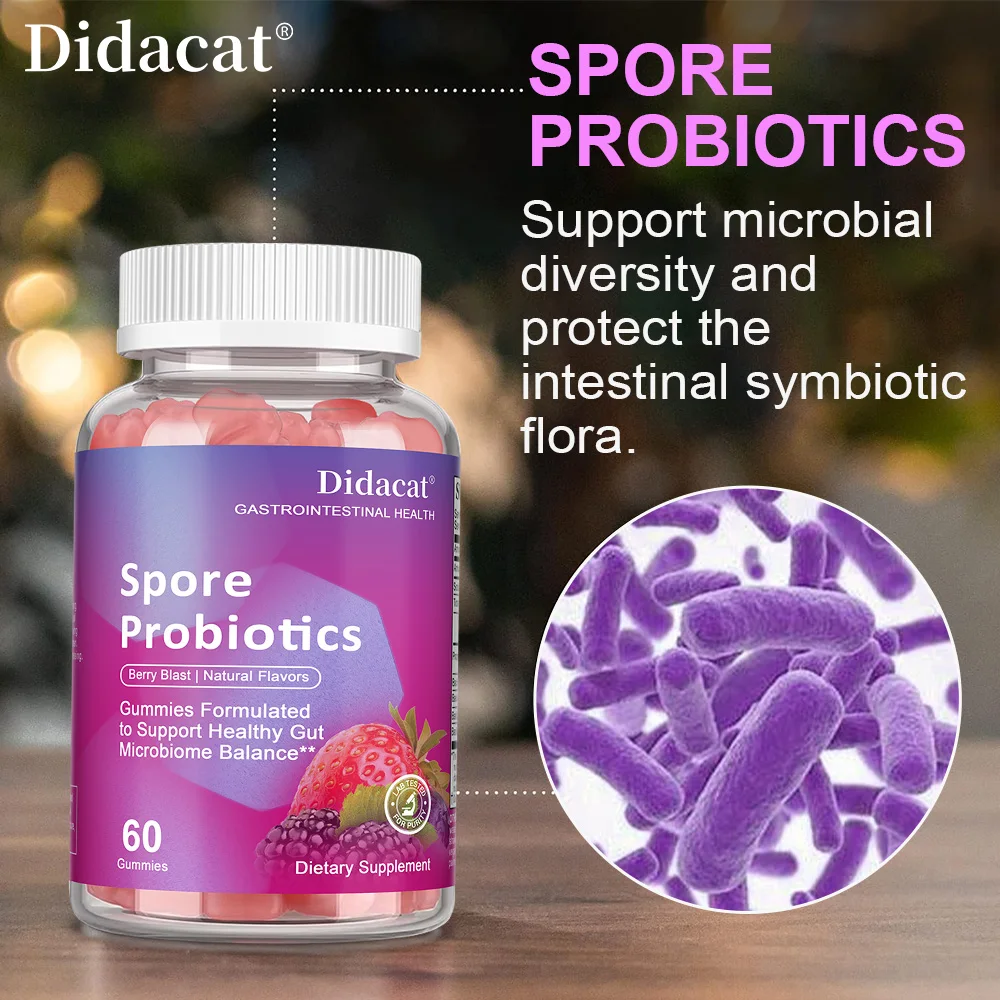 

Prebiotic Gummies - Support Healthy Digestion, Balance Gut Flora, and Boost Metabolism, Immunity, and Nutrient Absorption