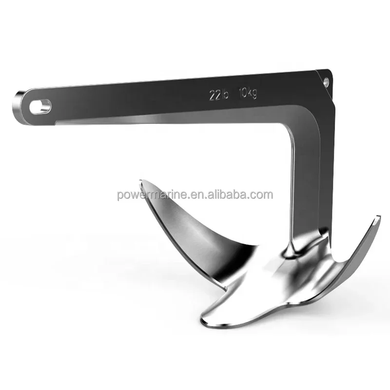 

Wholesale High Quality Accessories 20Kg 316 Stainless Steel Bruce Anchor Claw Anchor For Boat