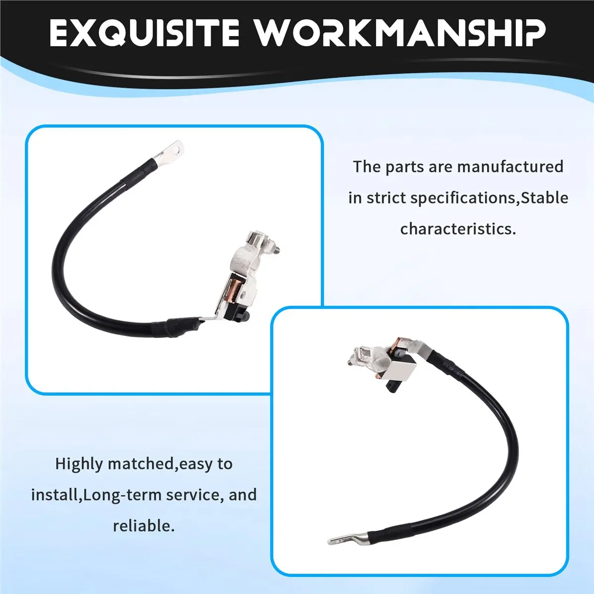 #27M Car Cable,For Porsche Cayenne Lithium Battery Replacement Lead-Acid Battery (ABS+Metal)