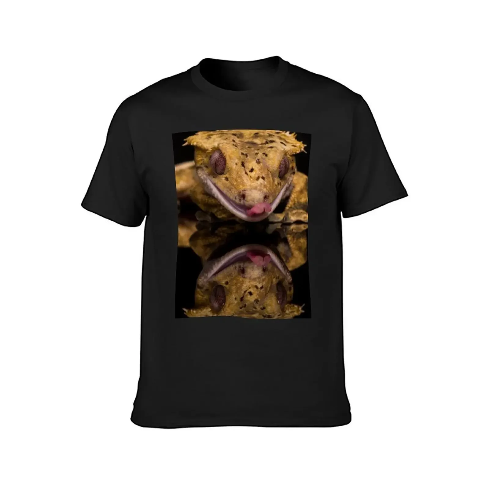 New Caledonian Crested Gecko T-Shirt tops customizeds blacks for a boy t shirts for men graphic