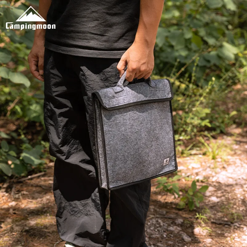 CAMPINGMOON GRW-27-B gravel patterned baking tray storage bag camping thick scratch resistant baking tray storage bag