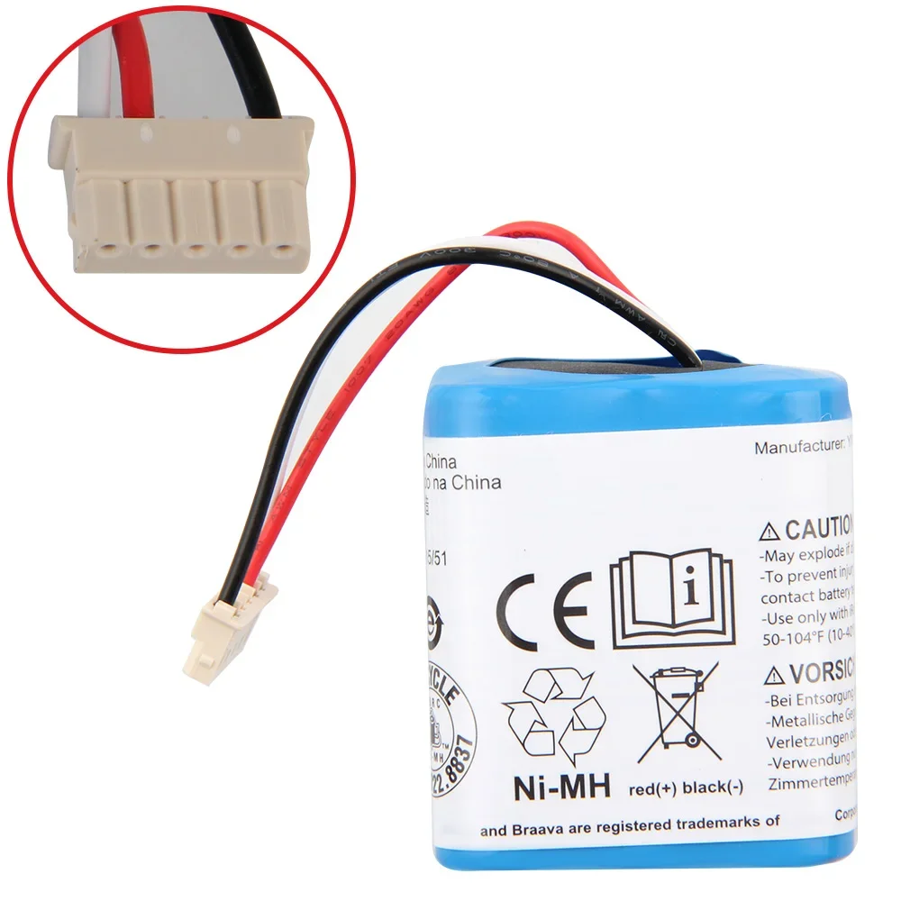 2000mAh Sweeping Robot Replacement Battery For iRobot Roomba Braava 380 380t 390T 381 MINT 5200C 5200 with Tools