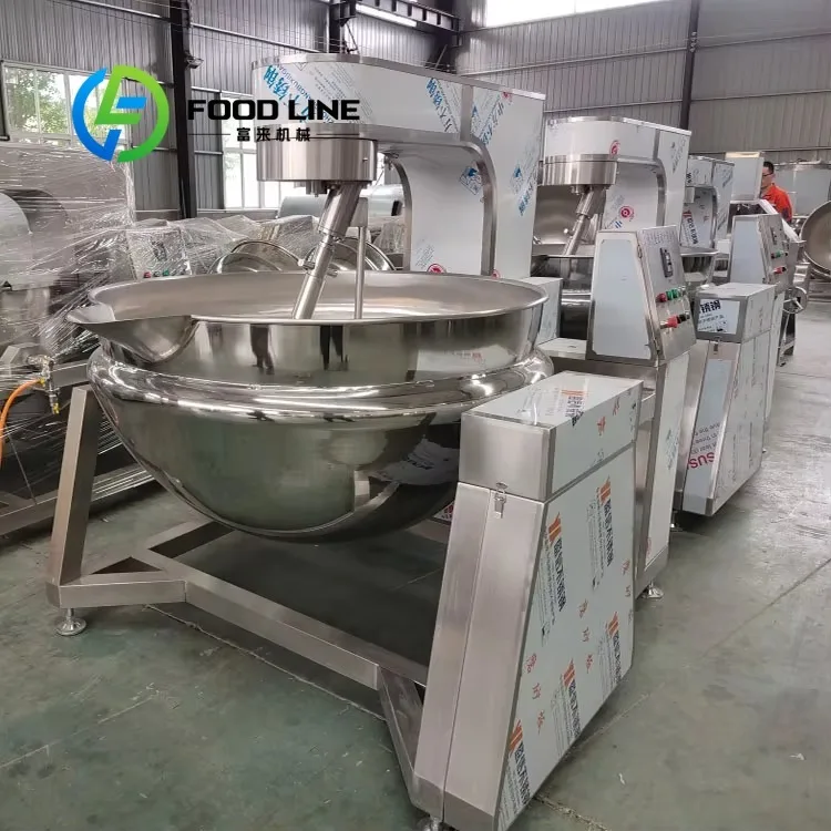 Tilting Planetary Cooking Machine Convenient Discharging Structure Save Time When Finishing Material Processing And Taking Out