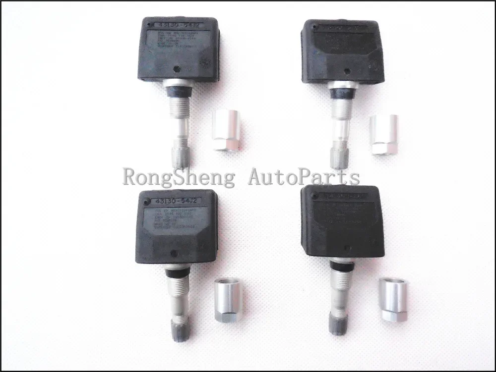 DPQPOKHYY SET OF 4 For Suzuki 43130-54J2 TPMS Tire Pressure Monitor Sensor OEM