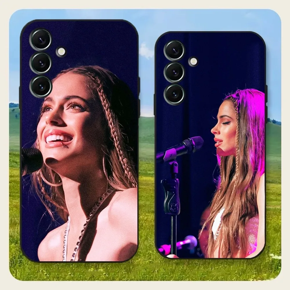 

Singer T-TINI Martina Stoessel Phone Case For Samsung Galaxy A20,A21s,A22,A31,A32,A52,A53,A72,73,A80,A91Soft Black Cover