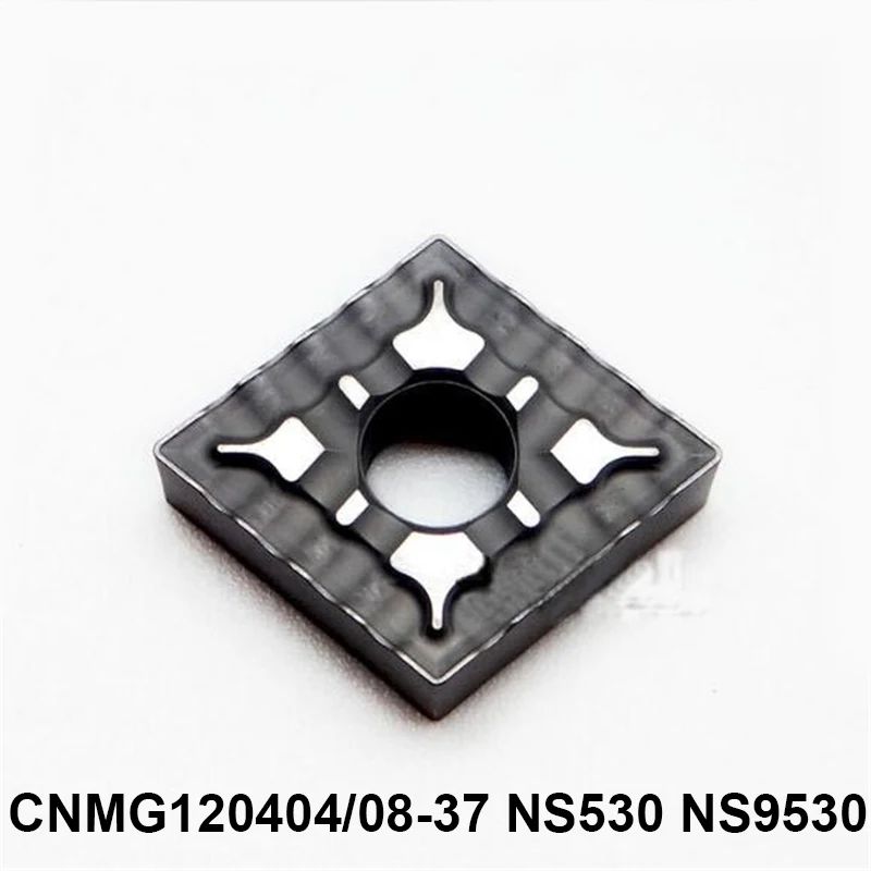 Imagem -04 - Caixa Cnmg Cnmg12040437 Cnmg120408-37-ts r L-s Ns530 Ns9530 T9125 Cnmg1204 Pastilhas de Metal Duro Cnc Processamento de Aço Original 10 Peças