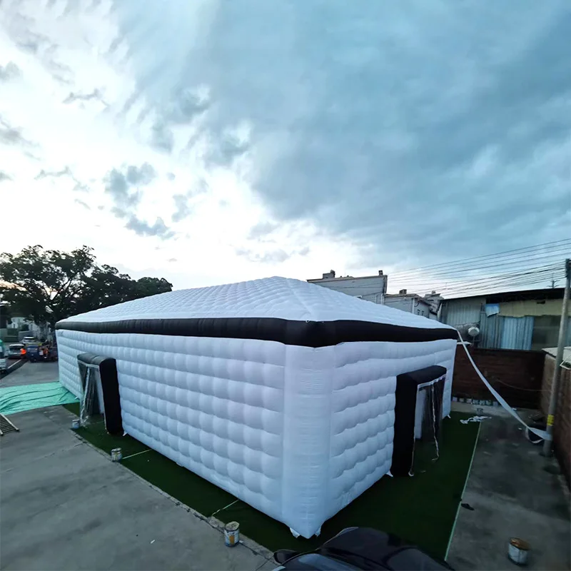 Large outdoor mobile tent inflatable light party, bubble house tent inflatable bar tent house