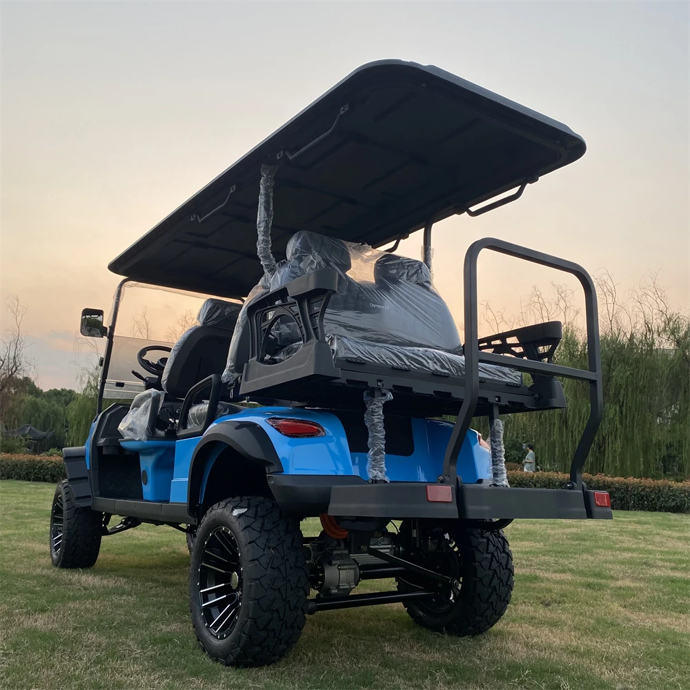 Factory Direct Sales 7000W AC Motor Powerful CE Certified Lithium Battery Long Battery Life Electric Golf Cart