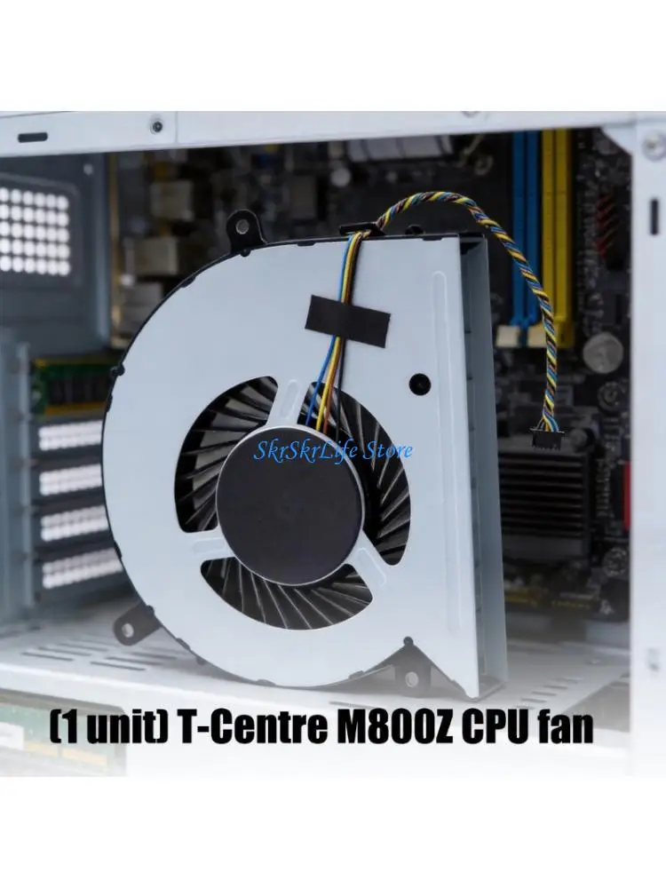 E65E Internal Computer Fan Replacement for Processor Cooling Repair, Metal Housing Service Part with Single Pack Format for