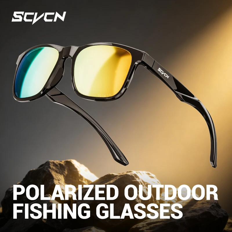 SCVCN Hot Polarized Cycling Glasses Men UV400 MTB Outdoor Sp