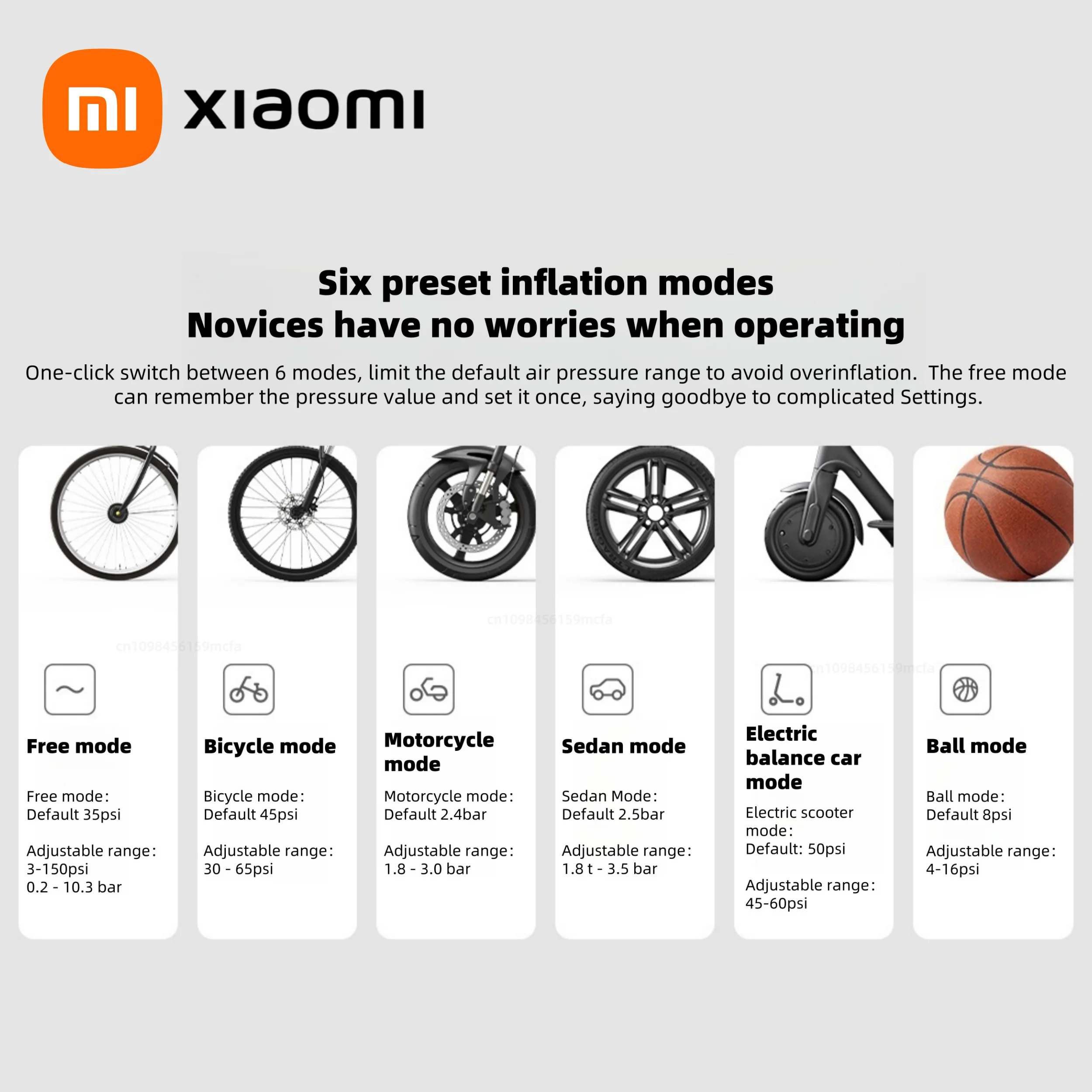 Xiaomi Mijia Inflatable treasur Air Compressor 2D 2000mAh Portable Inflator Air Pump 2D For Bicycle Car Motorcycle Ball