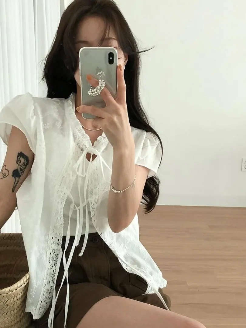 

Вышитое кружево в стиле пэчворк irt, женская летняя новинка с v-образным вырезом, хлопчатобумажная ткань в клетку с поясом, стандартный крой, мягкий материал