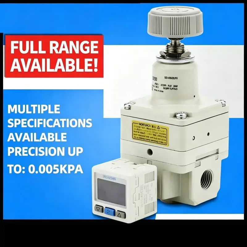 IR1000-01 IR2020-02 with ISE30A-01-N-L -P-L Pneumatic source processor high precision pressure regulating valve air pressure