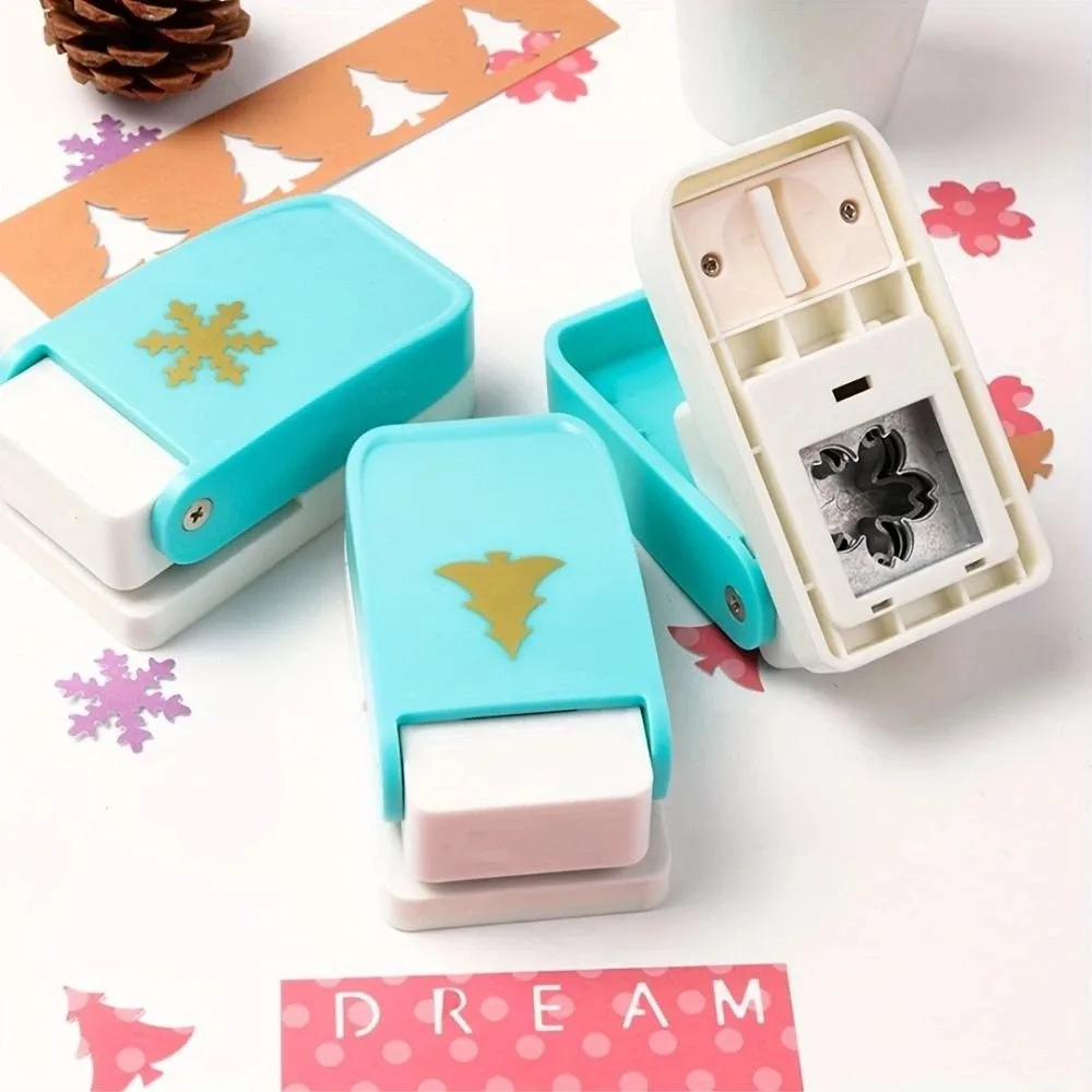 

Multi-Pattern Paper Puncher Decorative DIY Card Embossing Machine Handmade Paper Paper Punch Scrapbooking Tool DIY Decor