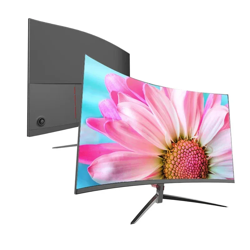 شاشات SKD 18.5 19 20 21.5 23.8 بوصة LED شاشة ألعاب منحنية لسطح المكتب 1080p 27/32/34 بوصة 144/165hz شاشة ألعاب