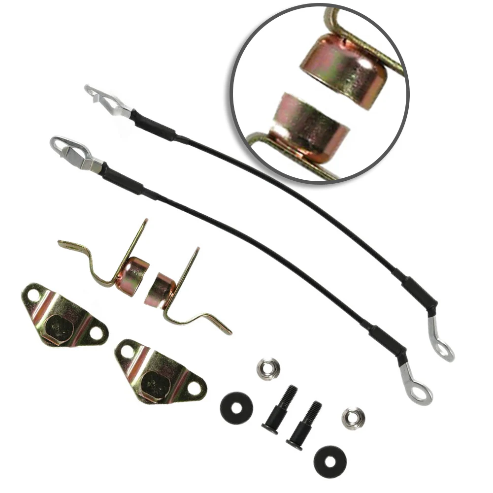 Hinge Cable Set Tailgate Repair Kit Includes Mounting Hardware Fits Multiple Model Years OEM 15074252 Direct Replacement