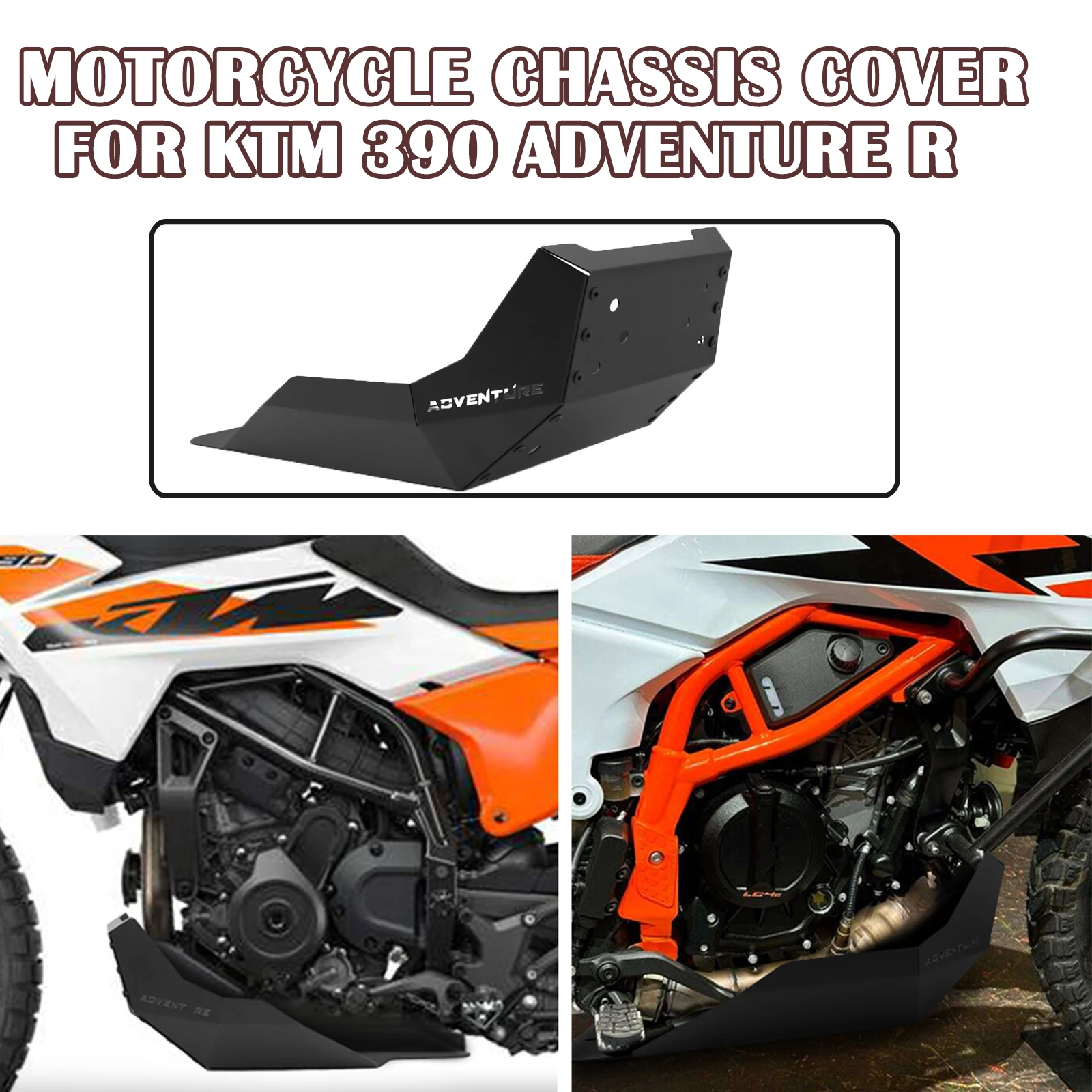 

Fit 390 ADV R New Motorcycle Chassis expedition Skid Plate Engine Chassis Protective Guard For KTM 390 ADVENTURE R 2025