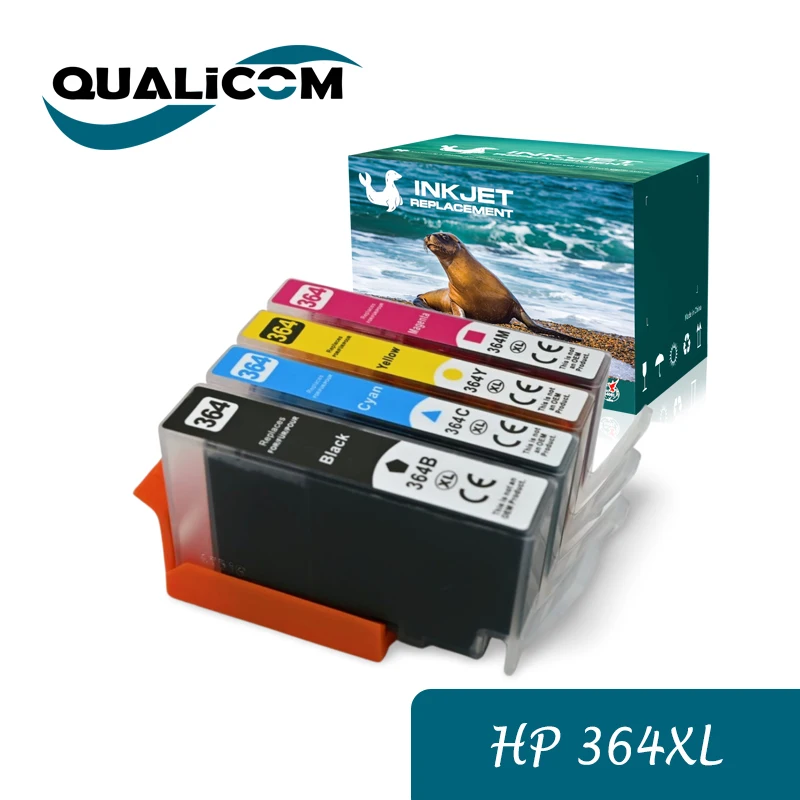 1SET Compatible Printer Cartridges for HP 364 XL 364XL High Capacity Cartridge for 5520 5510 5524 6520 5515 4620 4622 3520