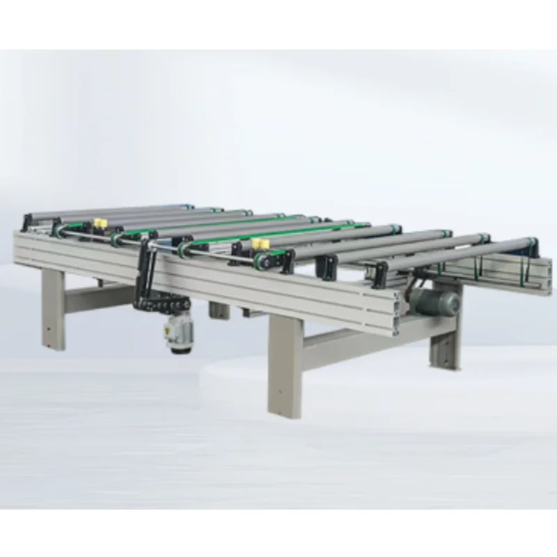 Customized roller conveyor heavy duty wood plate transmission roller chain