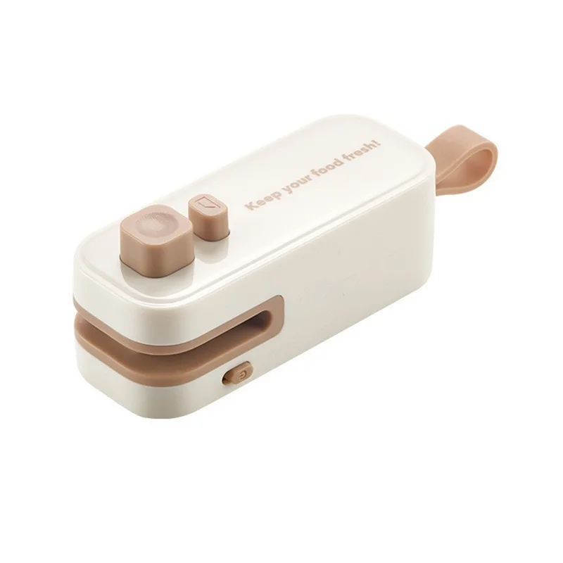 

B01C-Handheld Chip Bag Sealer Mini Portable USB Rechargeable Cutter For Food Storage Bags, Snacks, And Candies A