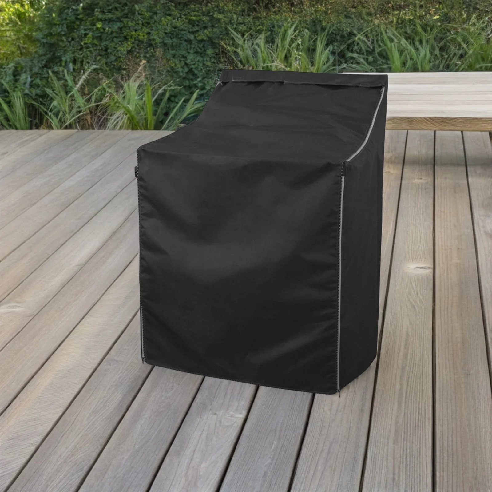 

Waterproof Dustproof Washing Machine Cover Anti-Uv Protector for Automatic Washer Indoor Outdoor Laundry Room Zipper Access