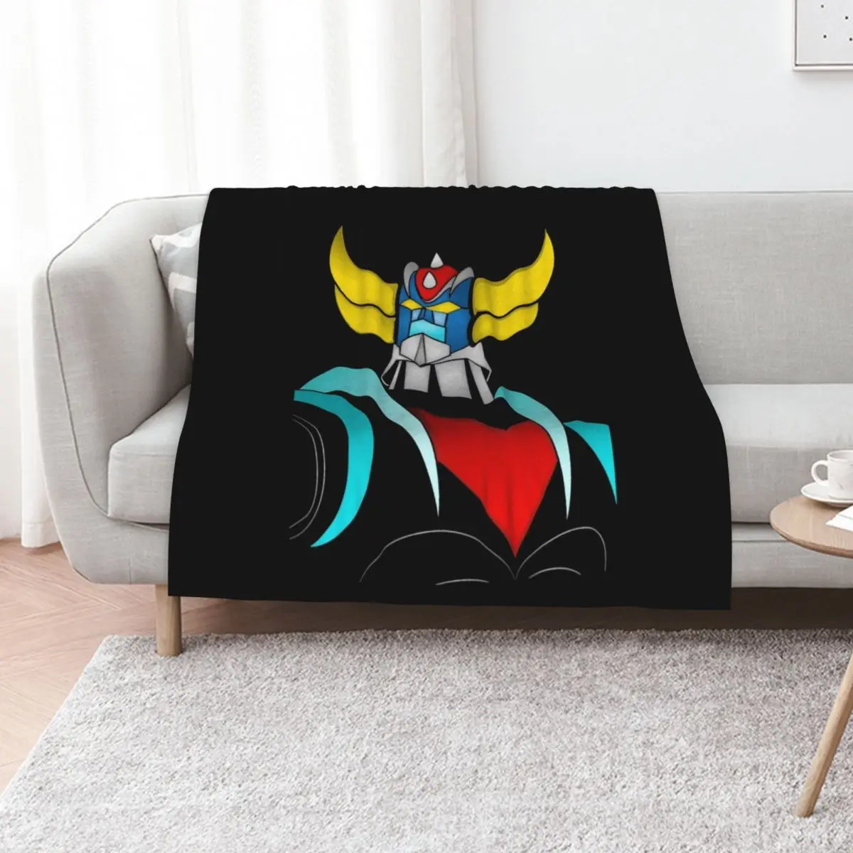

Grendizer, Goldorak Throw Blanket Vintage Luxury Brand for sofa Winter beds Blankets
