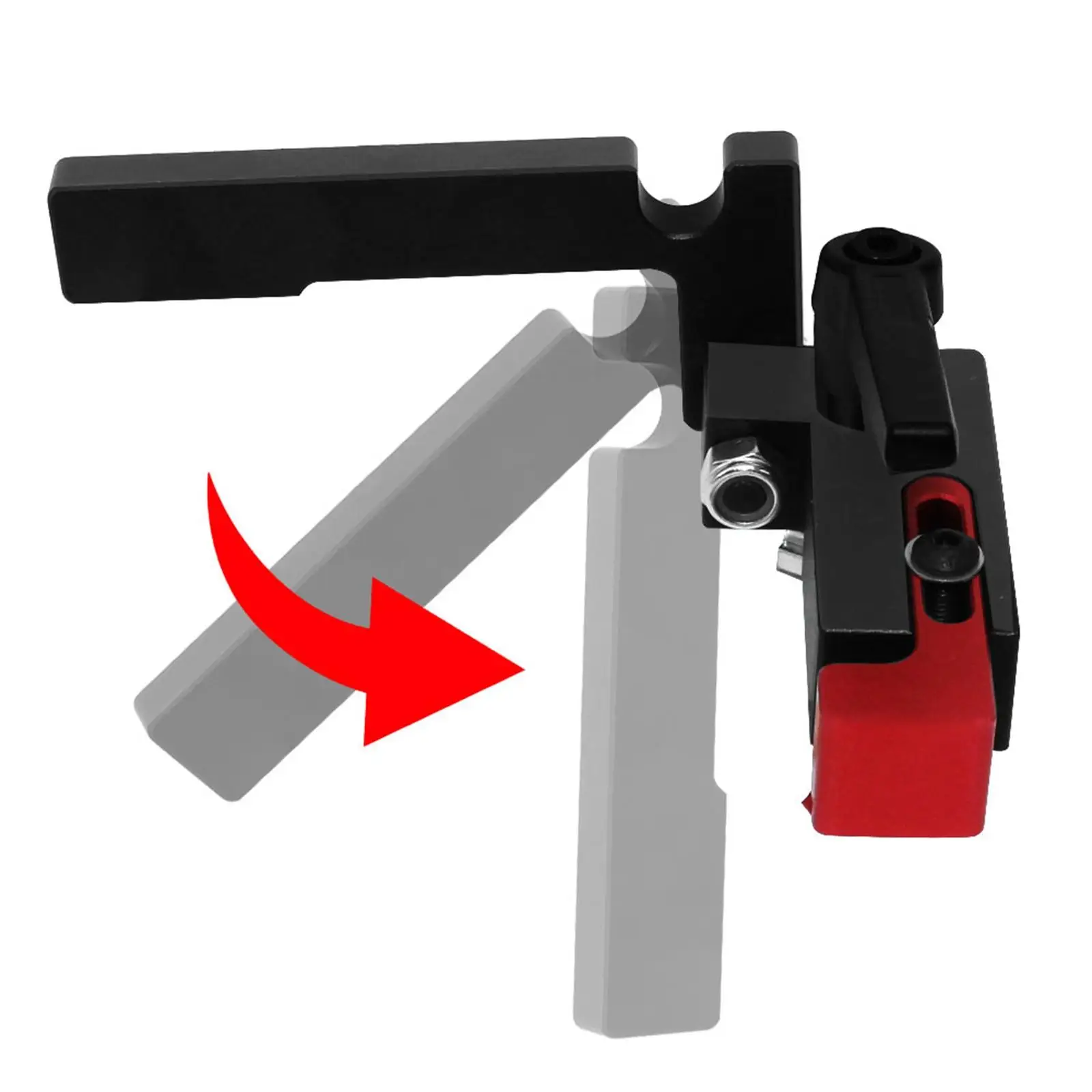 T Tracks Limiter 75 Type Chute Stopper Miter Track Saw Fence Hand Tool for Location Fixation Compact