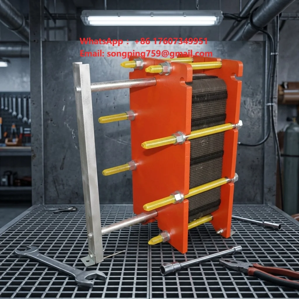 Marine Titanium Plate Stainless Steel Plate Heat Exchanger, Used for Seawater Steam Condenser and Evaporator