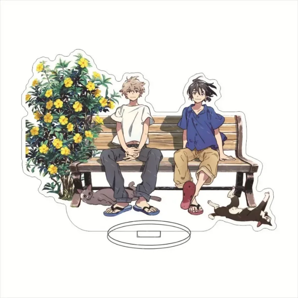 Anime BL Han Stranger by the Shore Acrylic Stand Cosplay Hashimoto Shun Chibana Mio Fashion Modle Plate Desk Decor Fan Gift