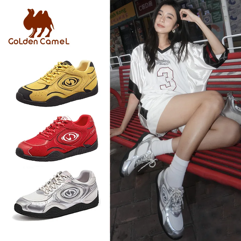 

GOLDEN CAMEL немецкая тренировочная обувь унисекс, модные повседневные мужские кроссовки в стиле ретро, спортивная обувь для бега на толстой подошве для женщин, 2025 г.