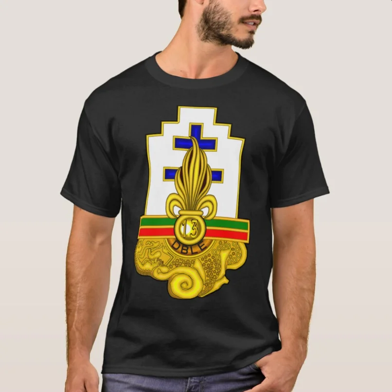 

13th Demi-Brigade of the French Foreign Legion T-Shirt 100% Cotton O-Neck Summer Short Sleeve Casual Mens T-shirt Size S-3XL