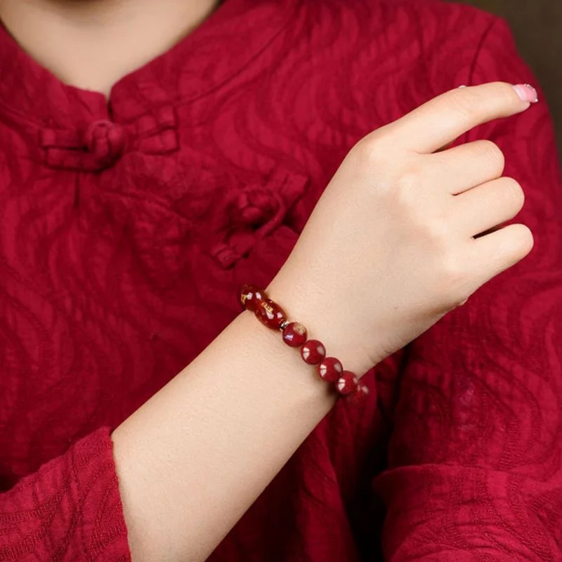 High Content Premium Rat Rabbit Rooster Horse Hua Xing Tai Sui Bracelet Men And Women