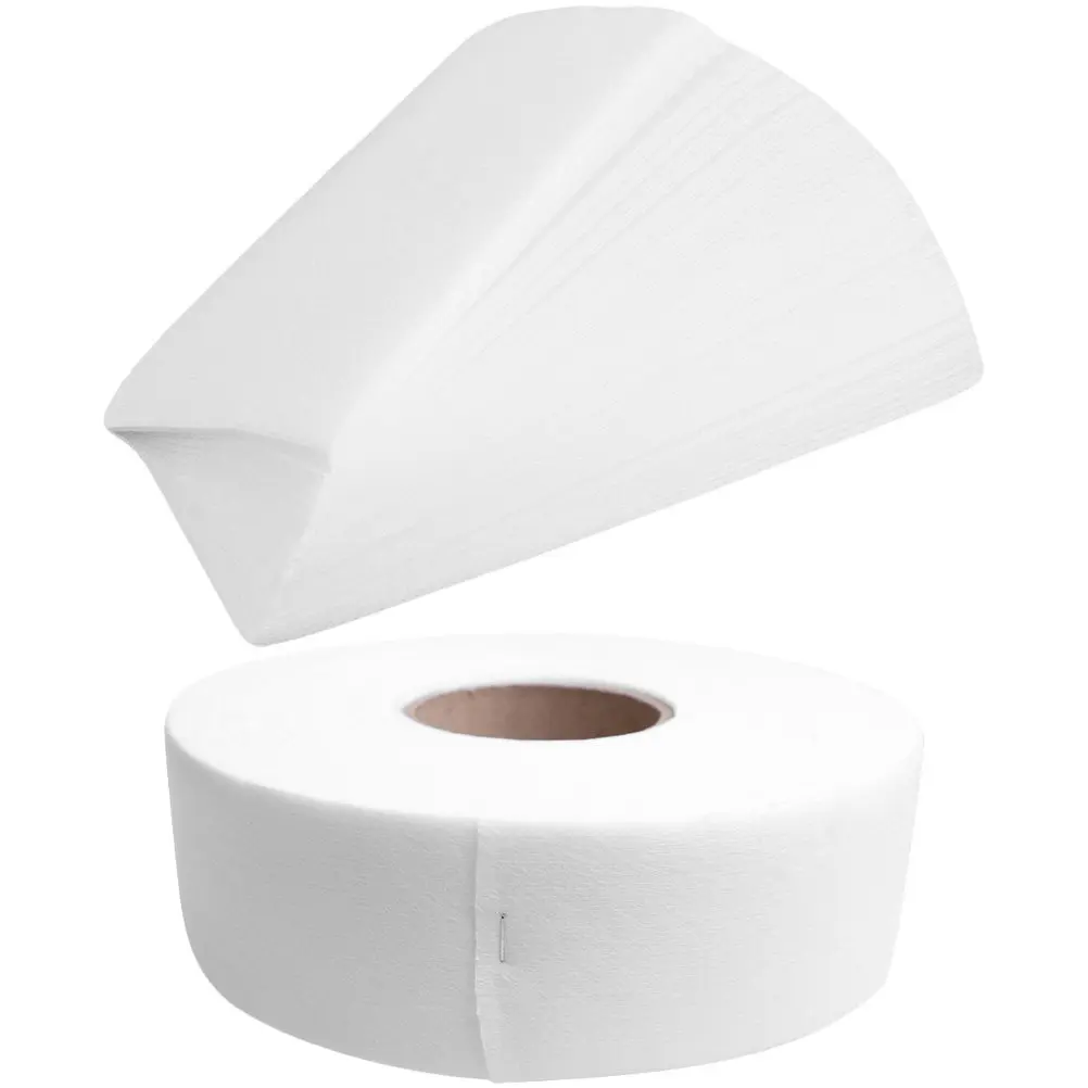1Set Hair Removal Wax Strips Safe Disposable Waxing Strips Roll Rectangle Sheets for Body Face Depilation Wax Wipes