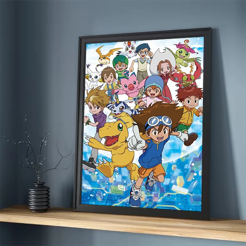 Home Decoration Digimon Decorative Prints Wall Painting on Canvas Decor for Room Paintings for Bedroom Poster Art Decorations