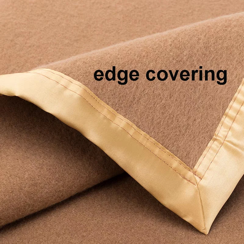 100% Wool Blankets 1.5*2/1.8*2/2*2.3m Fleece Blanket Sleeping Warm Comforter Blankets For Winter Adult Children Bedding Camping