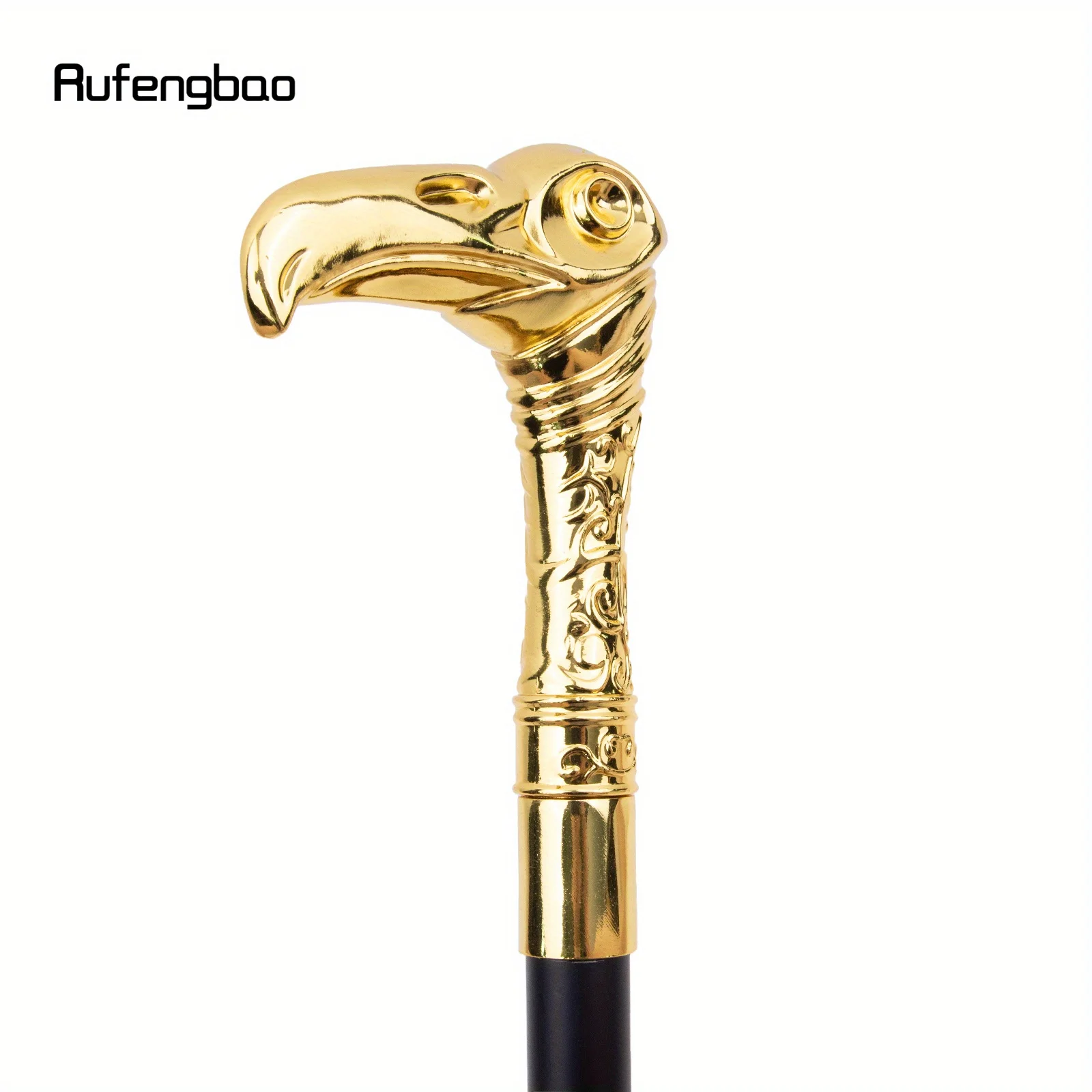 Gouden Luxe Decoratieve Cosplay Riet Elegante Mode Eagle Bird Riet Cosplay Crosier Vintage Stick Prestaties Podium Riet 93cm