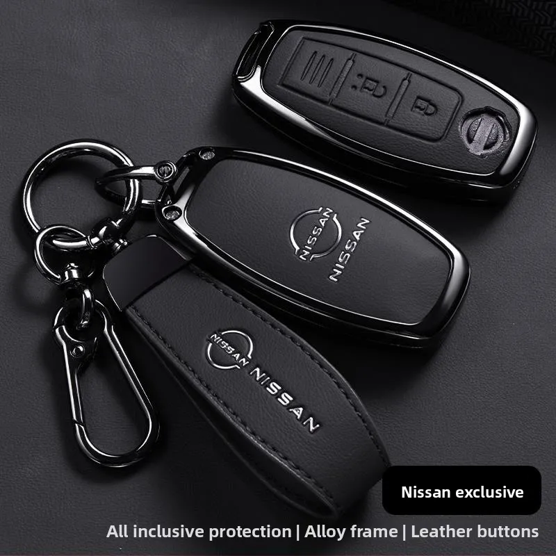 

New Car Key Case Cover Shell for Nissan X-Trail T33 Serena Rouge Kicks Pathfinder Ariya Rogue Versa 2023 2024 Accessories