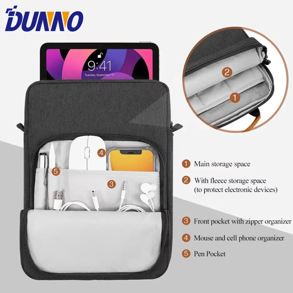 

Laptop Sleeve Bag 9-13 Inch Notebook Pouch for Shockproof Computer Briefcase for Travel Laptop case Handbag Briefcase Bag