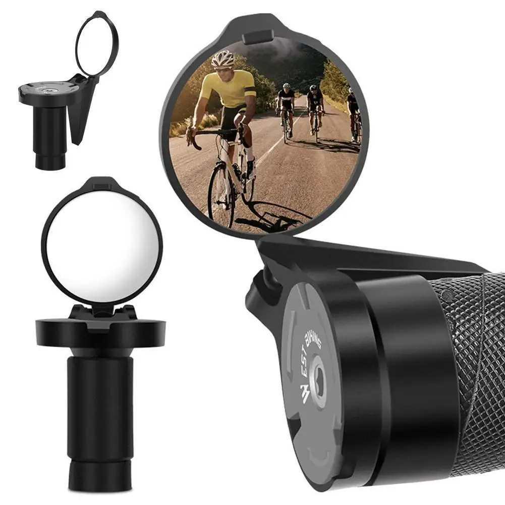 Universeller Fahrradspiegel, verstellbarer, drehbarer Fahrradlenker-Rückspiegel für MTB, Rennrad, 16–22 mm, Fahrradzubehör