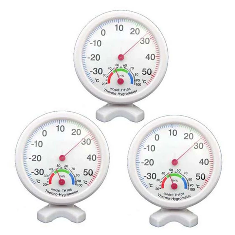 3X Hygrometer Humidity Thermometer Temp/Temperature Meter