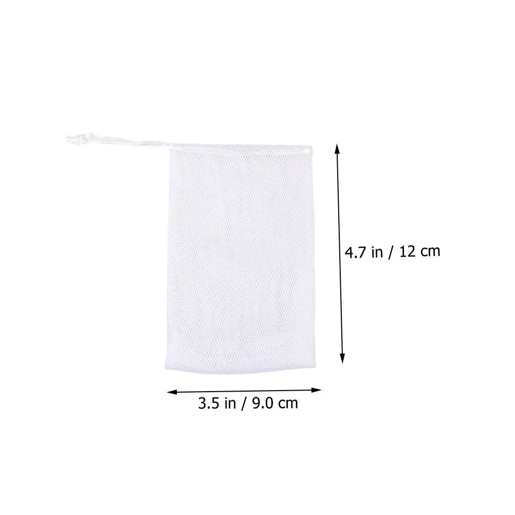 50Pcs Soap Mesh Bag Foaming Net Maker Mesh Pouch for Face Wash Shower Cleansing Net Foaming Nets