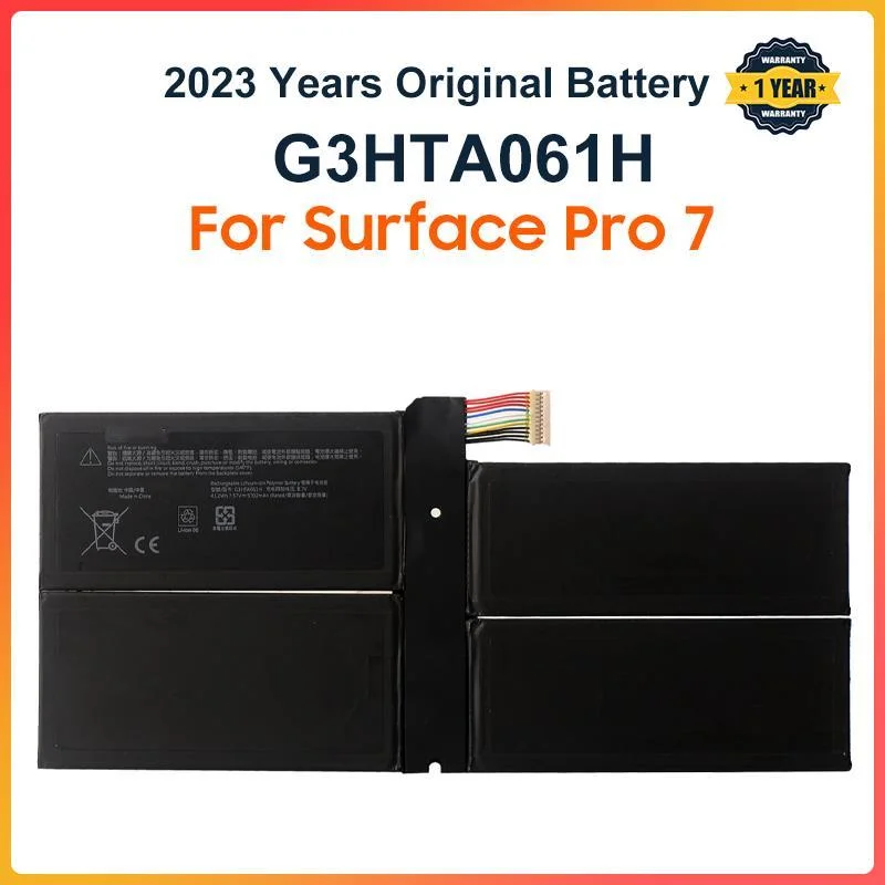 

G3HTA061H Laptop Battery For Surface Pro 7 1866 2019 12.3" Sereis Tablet 7.57V 43.2WH 5702mAh