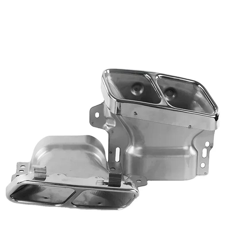 

Exhaust pipe for Bz A45/CLA45/GLA45 AMG square mouth tailpipe W117 muffler tail throat stainless steel exhaust tip