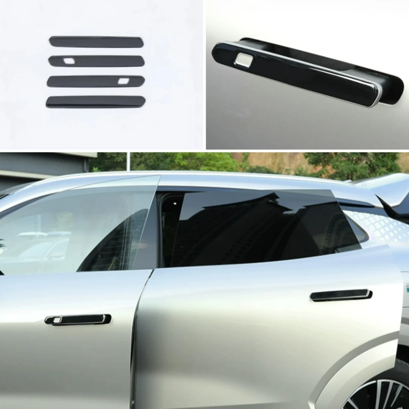 Car Door Handle Catch Protection Cap Cover Trim 4PCS/SET For GEELY LYNKCO 08 2024 Exterior Accessories