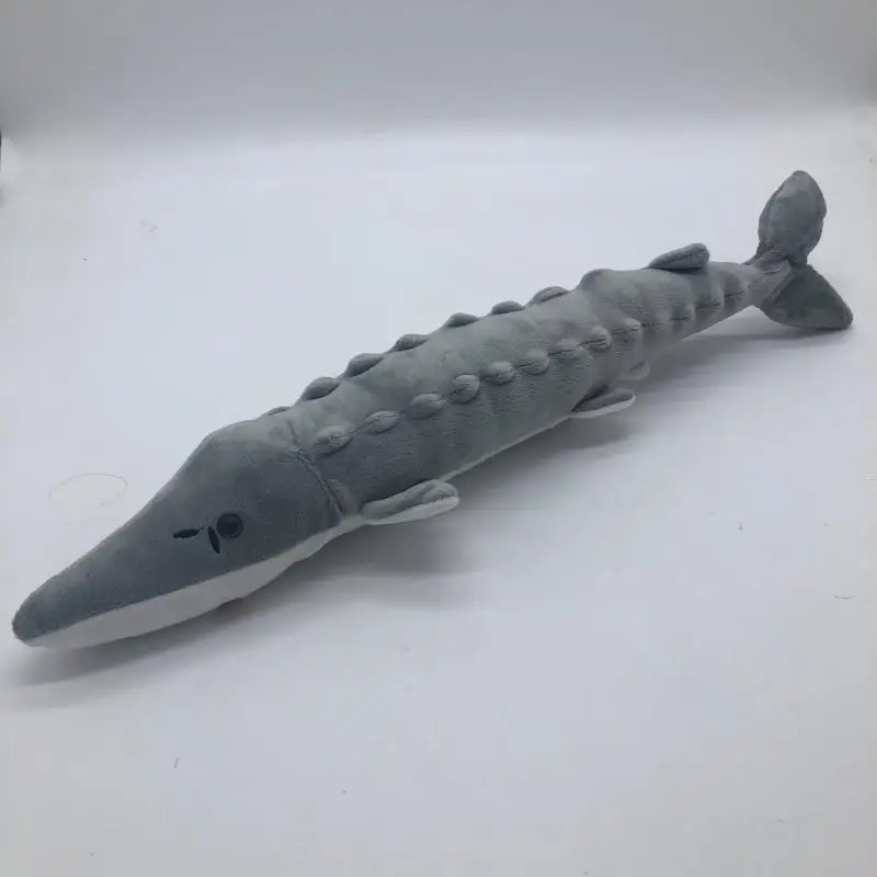 Simulation Chinese sturgeon dolls doll toys science and education toys fish Chinese sturgeon plush toys