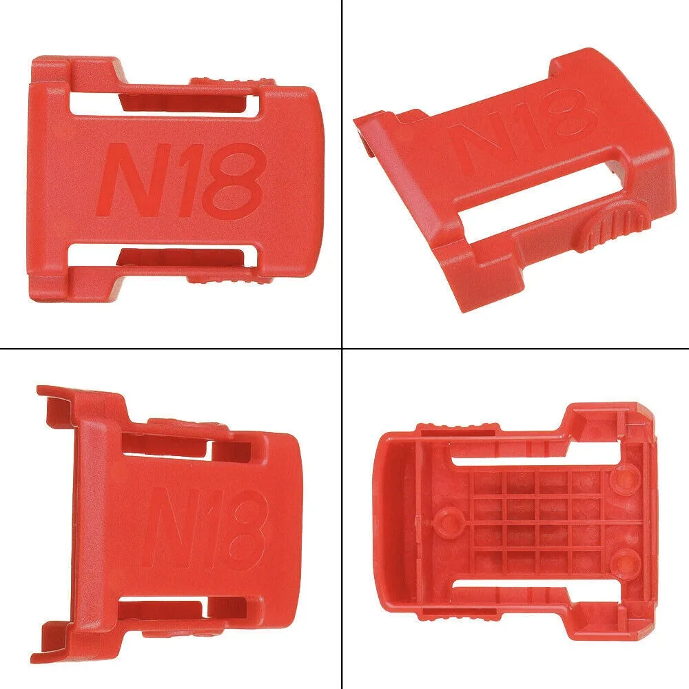Imagem -03 - Suporte de Bateria para Milwaukee Mount Dock Cover Clip Mount Dock Apto para M18 4811-1850 18v Pcs